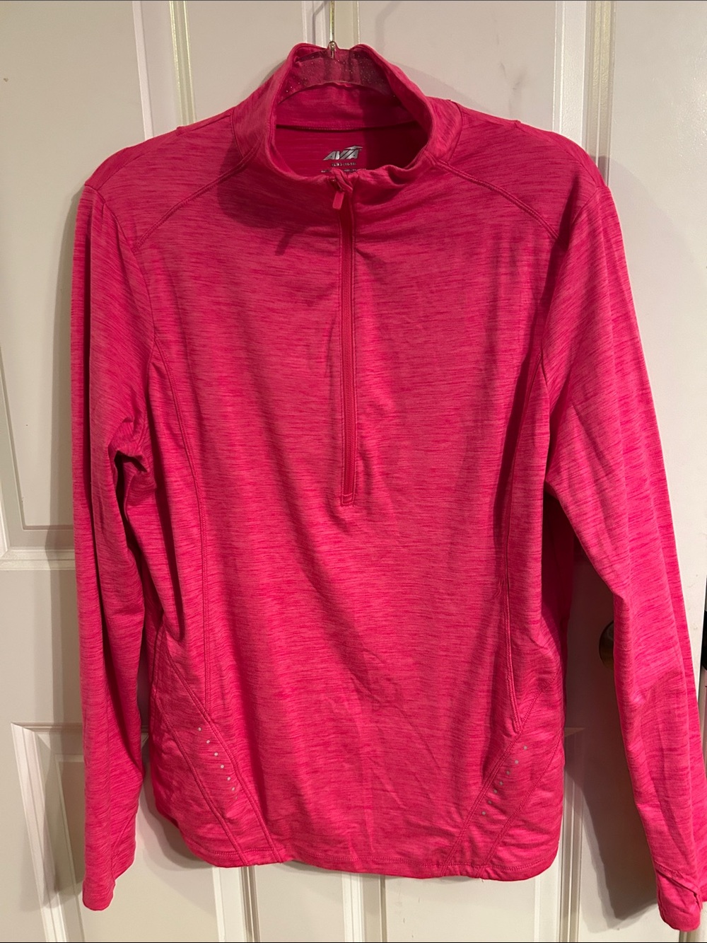 Avia Hot Pink Half-Zip Athletic Top